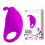 (Purple) Male Vibrating Ring, Silicone Sheath, Rechargeable 1