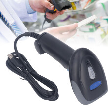 Drahtgebundener USB-Handheld-Barcode-Scanner 1D/2D für Einzelhandel und Bibliotheken