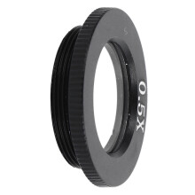 Optisches Zielobjektiv 0,5X für Mikroskop Aluminiumlegierung 24mm