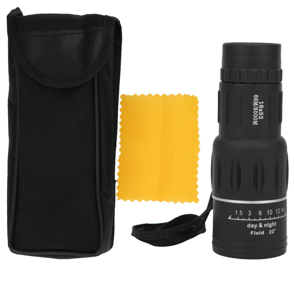 Monocular Telescope High Powered, 16X52 Magnification Monocular With Clear Vision And Quality Material For Bird Watching Hunting Hiking Travel Waterpr 9301476337807