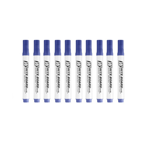 (Blau * 10) 10 wasser basierte Graffiti lösch bare Whiteboard-Markierung