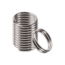 Hantverkets bästa vän: Metallringar för makramé, Robusta metall-O-ringar för ditt nästa projekt, 8 mm storlek, 100 stycken