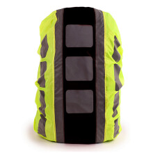 Extra Large Reflective Backpack Cover, Economical Kit Including Backpack Rain Cover, Helmet Rain Cover, And First Aid Whistle, For Outdoor Activities,