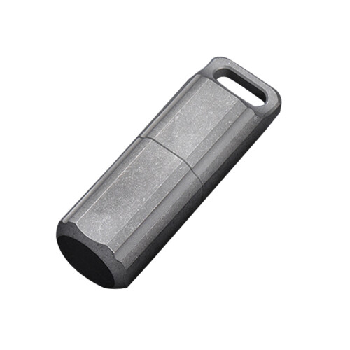 Titanium EDC Pill Organizer, Waterproof Pill Container with Non-Magnetic Feature for Tablets and Pills