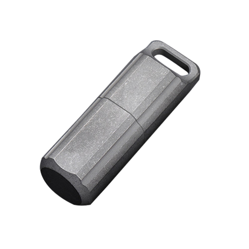 Titanium EDC Pill Organizer, Waterproof Pill Container with Non-Magnetic Feature for Tablets and Pills