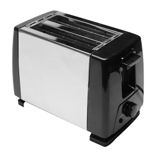 2-Slice Toaster With Adjustable Browning Control And Extra Wide Slots Even Toasting Compact Design For Bread Bagel Defrost Function Black