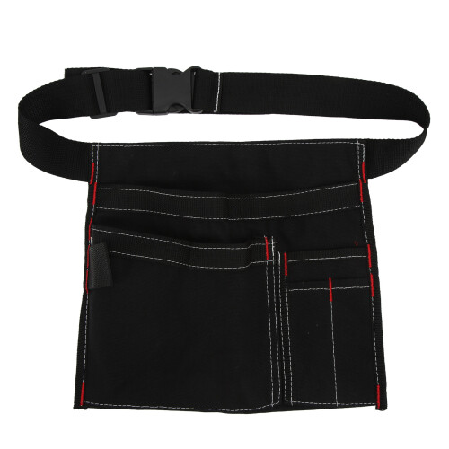 Electric Tools Bag with Hammer Loop, Durable Canvas Practical Tool Apron for Construction Workers, Reinforced Pockets for Secure Storage, Handy