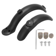 Guardabarros trasero para patinete eléctrico, protección contra todo tipo de clima, con gancho y luz trasera para Xiaomi Mijia M365, material ABS y