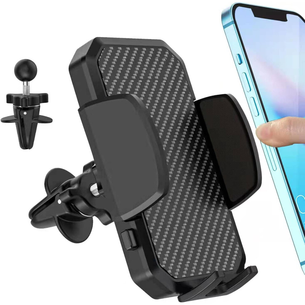 In 1 Car Phone Holder, Ergonomic Design For Safe And Easy Operation, Adjustable Clip Ensures A Customized Fit, Military-Grade Materials For 9433291723258