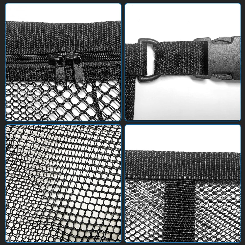 Car Ceiling Storage Organizer, Adjustable Universal Car Interior Accessories For Groceries Clothes Bottles, Breathable Durable Polyester Mesh 9169997250964