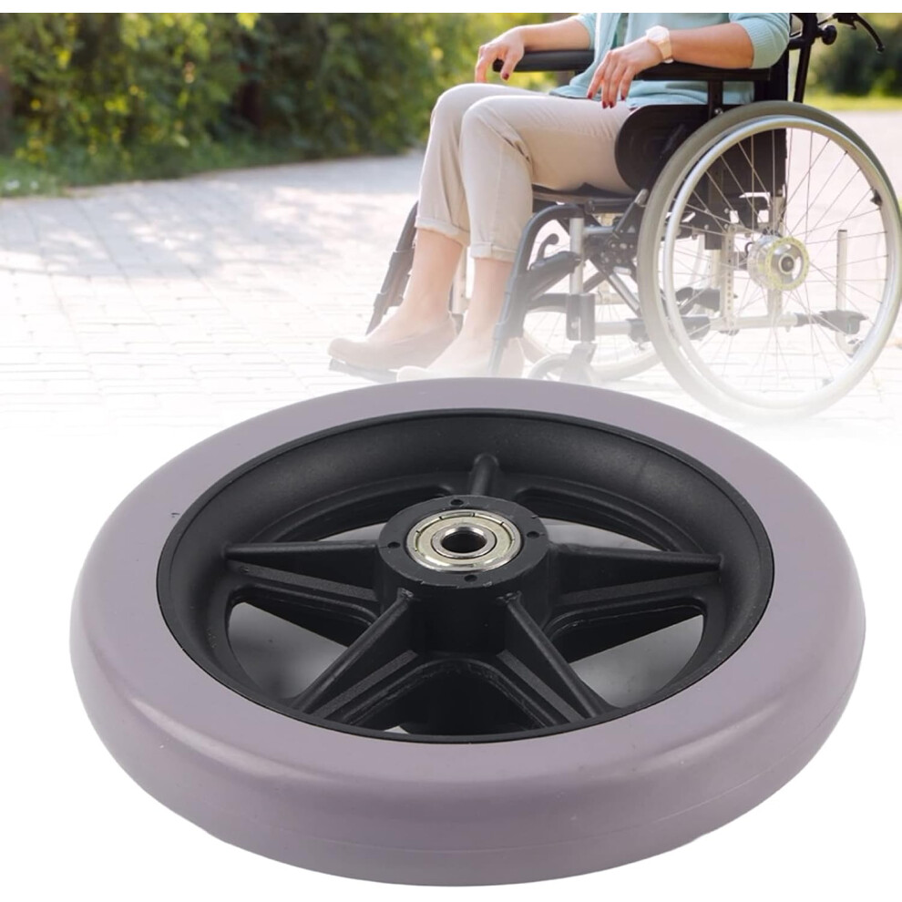 Solid Wheel Replacement for Disabled Vehicles, High-Quality Non-Slip Rubber Ensures Stable And Safe Movement, Compatible With Most Wheelchairs For