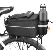 Cykelkamrat: Cykelväska, Isolerad bagagekylare för långdistansäventyr, Stor kapacitet på 10 liter med justerbar axelrem,