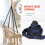 Adventure-Ready Hammock Straps, Heavy Duty, Adjustable Length, Easy Setup for Outdoor Adventures, Durable Polyester Material, Multipurpose Use for 5