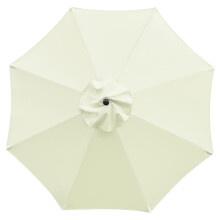 Toile de parasol imperméable en polyester filé, facile à personnaliser et adaptable, pour une utilisation extérieure économique.