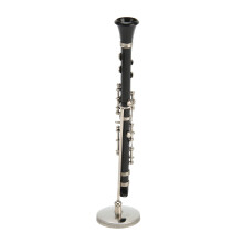 Miniature Clarinet Model 5.12in with Stand & Case, ABS & Steel