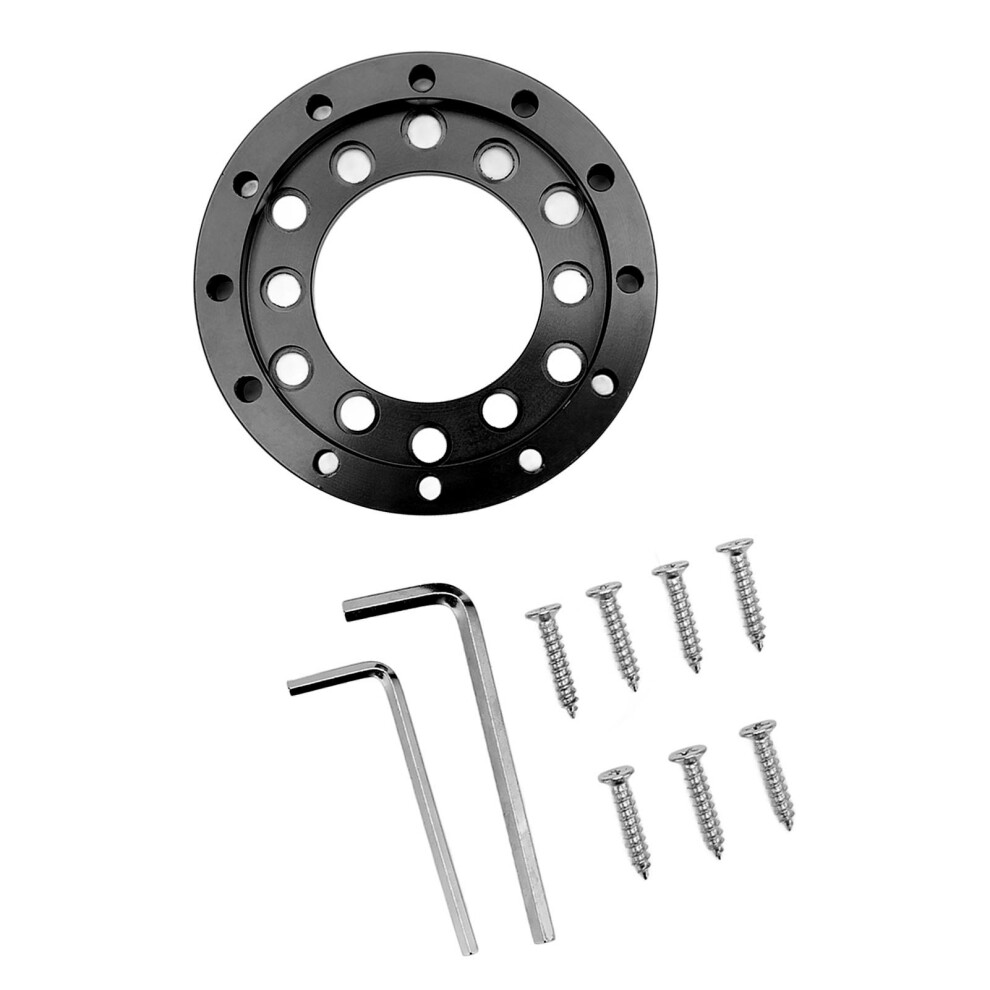 70Mm Aluminum Racing Steering Wheel Adapter Plate For G25 G27 & Aftermarket Wheels 3371370980580