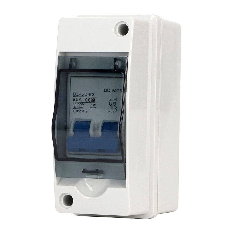 25A Ip65 Waterproof Transparent Cover Dc Miniature Circuit Breaker 1000V 3051370980321