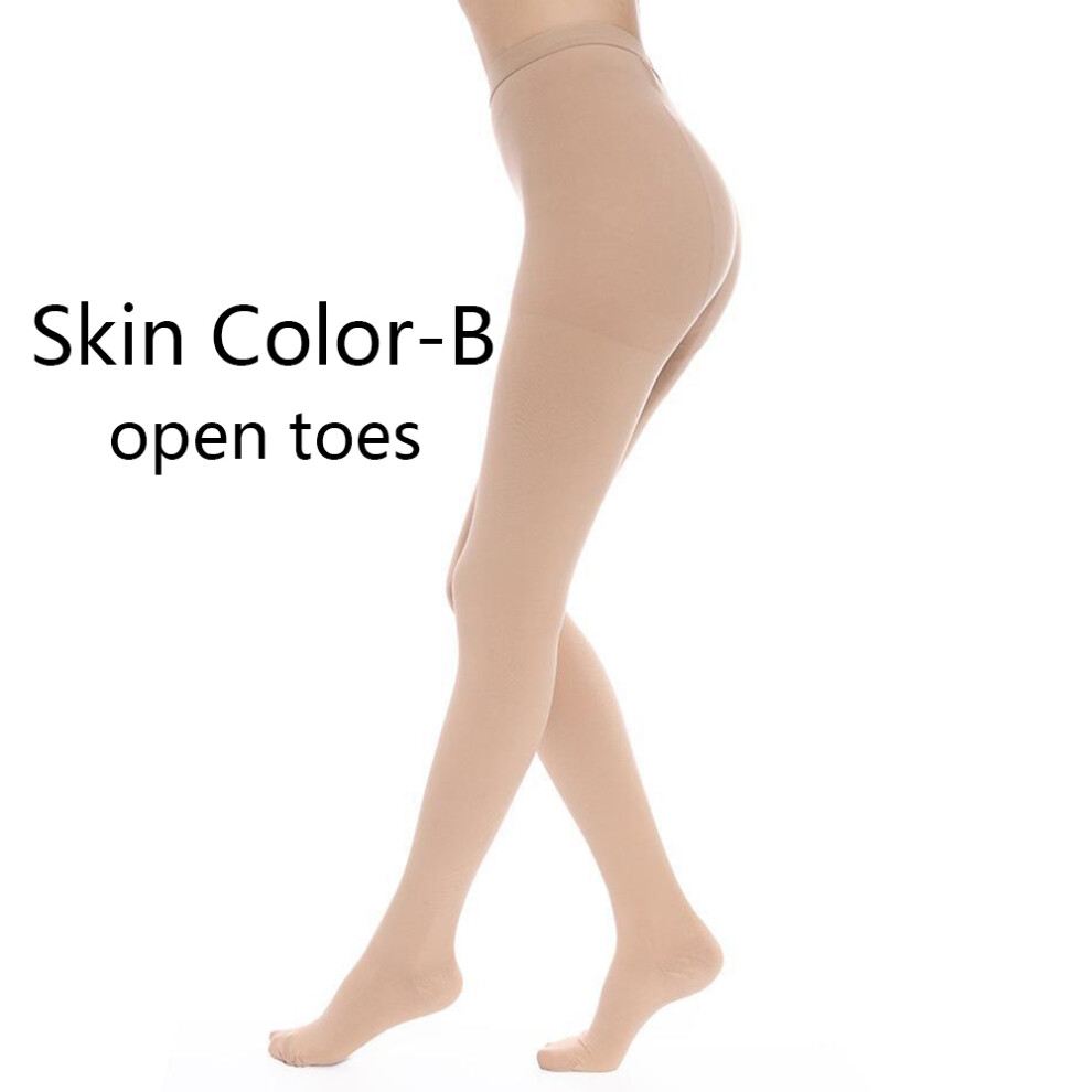 Medical Compression Pantyhose for Women and Men, Graduated Compression 20-30mmHg Firm Support Stockings, Edema Relief Varicose Veins Support for Impro