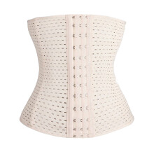 Waisttrainer korset voor vrouwen, corrigerende shapewear met verstelbare compressie en spiraalvormige stalen baleinen voor ondersteuning na de
