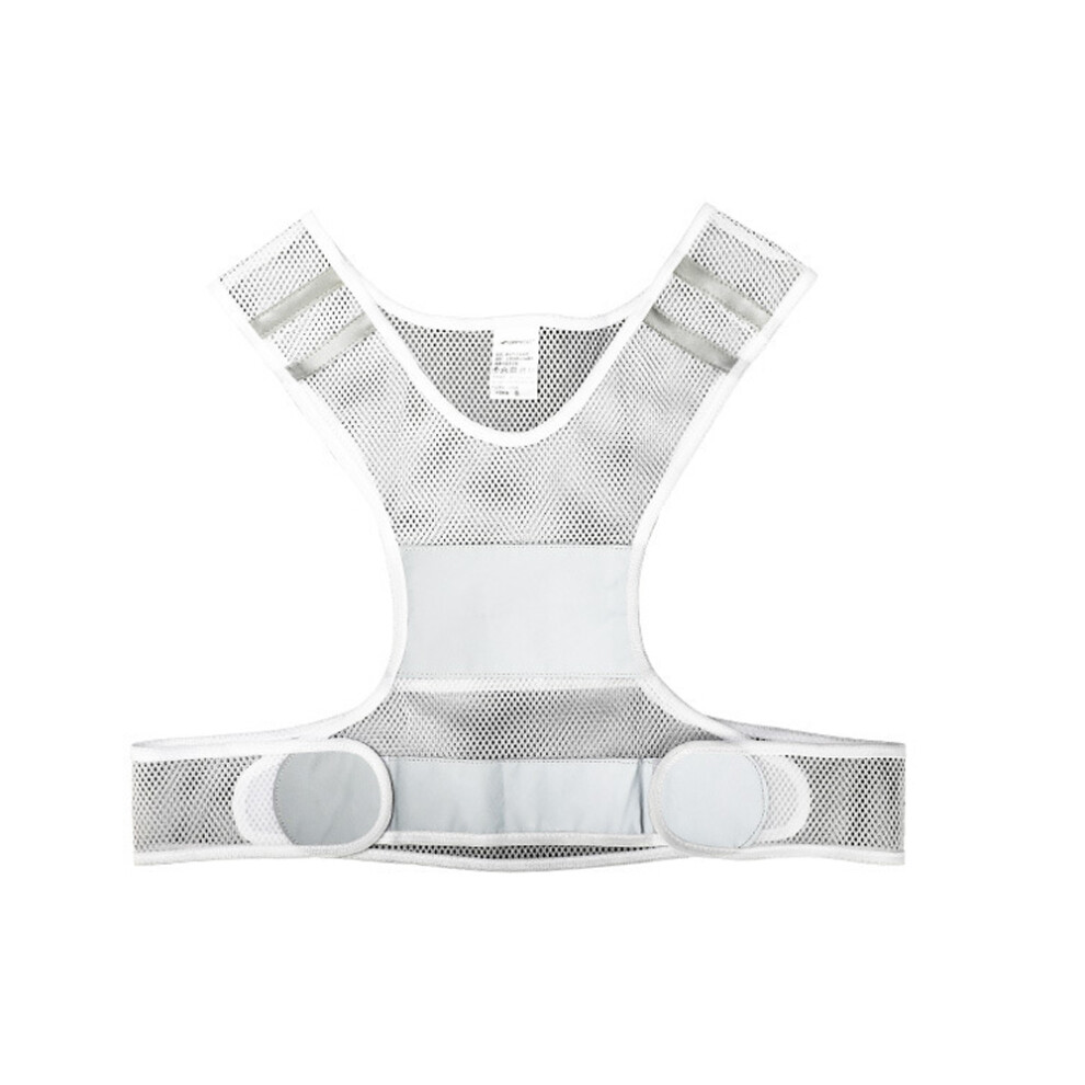 Reflective Vest For Outdoor Safety Gear, Adjustable Velcro High Visibility Breathable Mesh Material Vest With Enhanced Visibility For Running Jogging 9463374550648