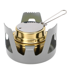 Réchaud à alcool compact pour l'extérieur, solution de combustion ultralégère et portable pour des aventures de camping efficaces