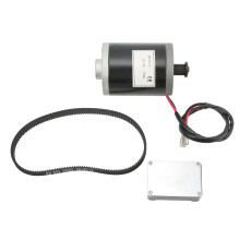 120W Aluminum Alloy Brushed DC Motor 24V with Belt Controller for Bikes