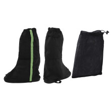 Waterproof Shoe Protector Oxford Cloth Rain Boot Cover Reflective Tape Anti Slip Design for Outdoor Cycling Men Women Durable Shoe Gaiters