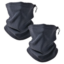 Halsvärmare för ansiktet, vinterhals med justerbar dragsko för män och kvinnor, vindtät ansiktsmask i kallt väder, termiskt tyg, mjuk fleece