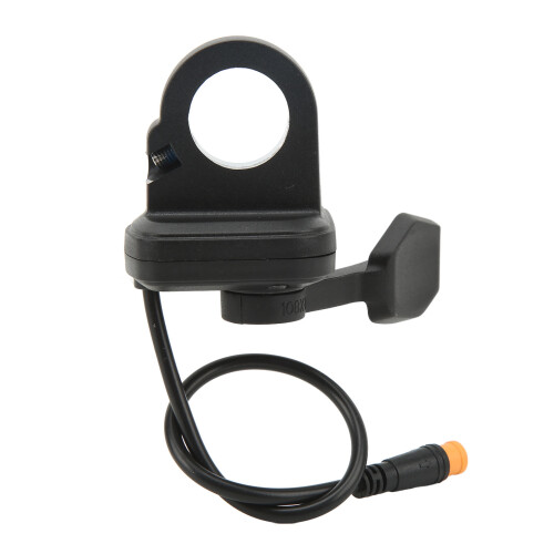 Thumb Throttle Speed Control, Universal Ebike Part with Waterproof Connector for Electric Scooter Compatible Handlebar, Durable ABS Plastic Constructi 1
