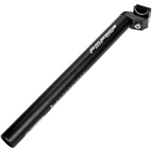 Confort de conduite assuré : Tige de selle de vélo, légère, noir sable, 25,4 mm x 350 mm, finition anodisée mate