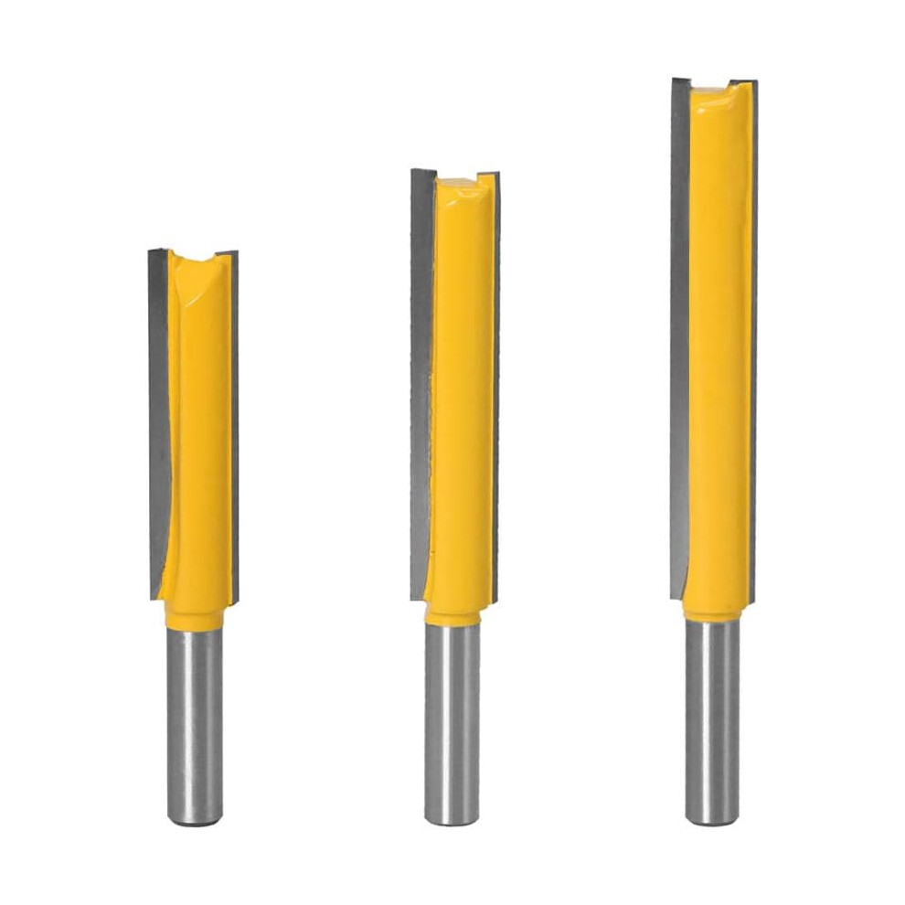 Woodworking Enthusiast's Dream, Double Flute Straight Grooving Bit With Clean Neat Surface Results 9340959573080