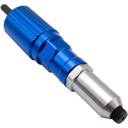 Aluminum Casting Housing Riveting Insert Nut Tool, Portable Design Riveting Tool Kit for Cordless Drill Applications, High Hardness Hexagonal 2