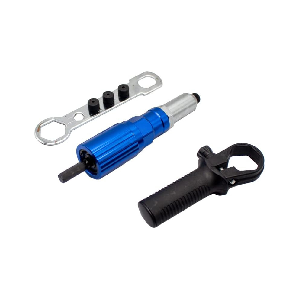 Cordless Riveting Tool Kit, Aluminum Casting Housing Riveting Insert Nut Tool, Electric Drill Adapter For Riveting Applications, Ergonomic Handle 9004841722665