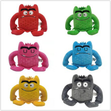 Diseño inspirado en cómics, peluches de monstruos de colores para desarrollar la inteligencia emocional, regalo perfecto para niños, idea de