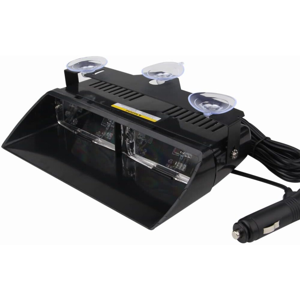 Windshield Visor Bar For Law Enforcement Vehicles, Durable And Efficient Pcb, Emergency Dash Strobe For Low-Visibility Conditions Light 9358999364919
