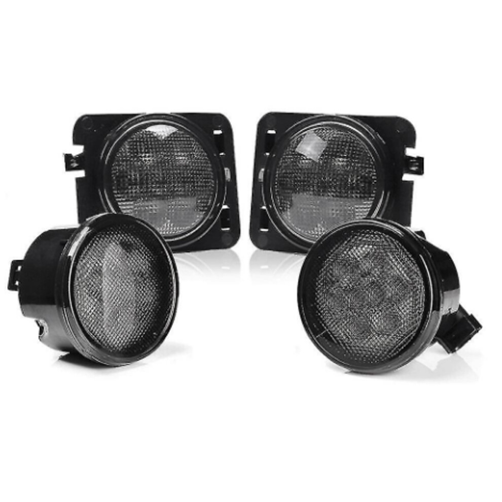 Enhanced Visibility With Clear Lens, Turn Signal For Jeep Wrangler Jk 2007-2017, Durable Abs Plastic For Weather-Resistant, Easy Installation Amber 9004841547909