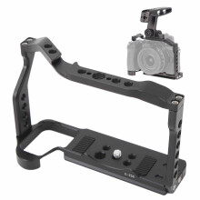 Aluminium-Kameragehäuse für Z50, mit 1/4” & 3/8” Gewindebohrungen, Kaltlichtschuh-Port