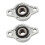 2X Axle Mounted  Self Align Pillow Block Bearing 12mm KFL001 1