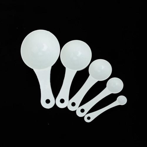 10 Stueck 100Ml/50Ml/15Ml/5Ml/1Ml Kunststoff Messloeffel 1