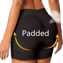 (M, Skin Color) Women Hip Enhancer Shaper Butt Lifter Push Up Bottom Padded Briefs Underwear
