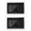 2X Digital Wall Clock, Large Lcd Display, Battery Operated, Indoor Temperature, Without Back Light (Silver) 1