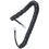 2X Replacement RJ9 4P4C Plug Coiled Stretchy Telephone Handsets Cable  Black 3