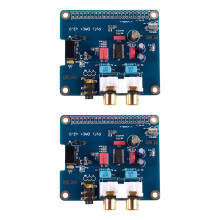 2X Pifi Digi Dac Hifi Scheda Audio Dac Modulo Scheda Audio Interfaccia I2S per Raspberry Pi 3 2 Modello B B