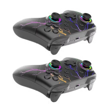 DATA FROG Wireless Controller for 2//Lite/OLED RGB Lighting Game Controller 6-Axis+Vibration+Turbo