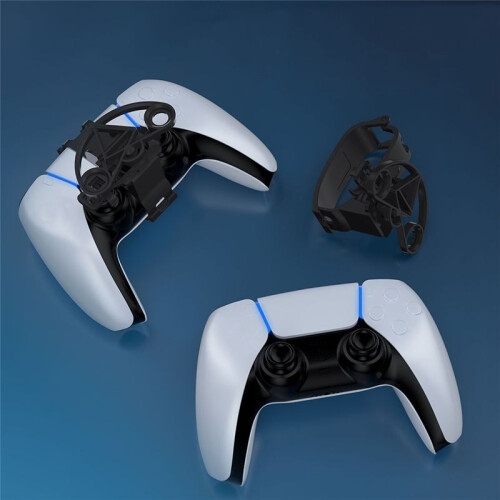 For PS5 Wireless Racing Controller  Steering Wheel Directional Joystick Gamepad for Racing Games Black 2