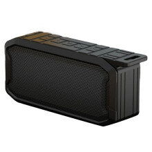 Portable Outdoor Speaker High Power Subwoofer Waterproof Wireless Music Player Support AUX TF Card Black