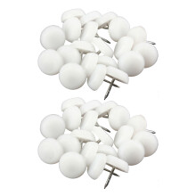 80pcs 20mm Feet Pad Skid Glide Nail Protector Furniture Chair Table Leg