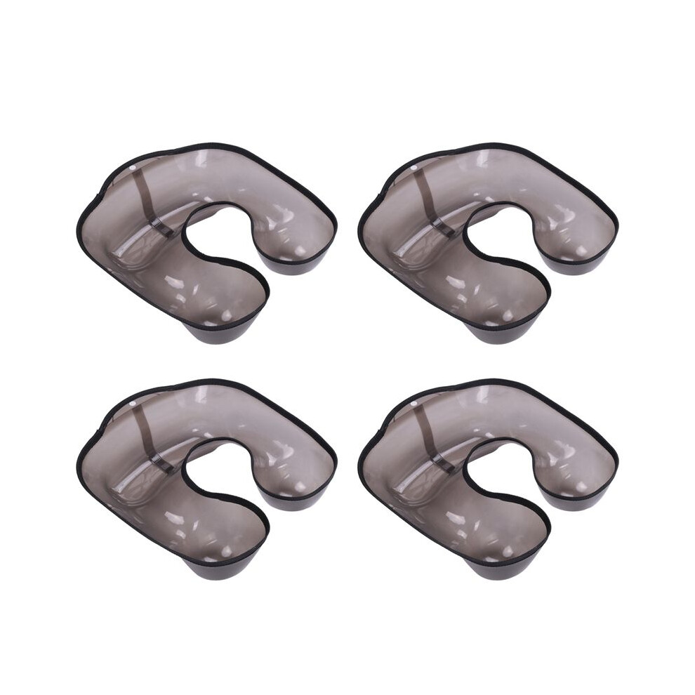 Typecat 4X Salon Hairdressing Neck Tray Perm Container Neck Shaped Shoulder Hair Tray Clothing Protector