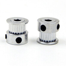 6x GT2 Riemenscheibe 20 Zaehne Bohrung 5mm + GT2 6mm Zahnriemen & 6x Spannrolle 12X Spanner Fuer 3D Drucker RepRap