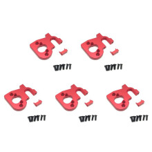 5X RC Car Motor Holder Replacement Accessories Fit for 144001 1/14 4WD RC Car Parts,Red